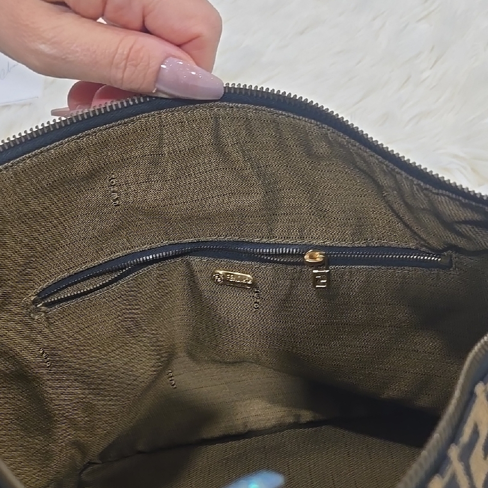 Fendi Vintage Vanity Zucca Print  Monogram Bag - Picture 9 of 12